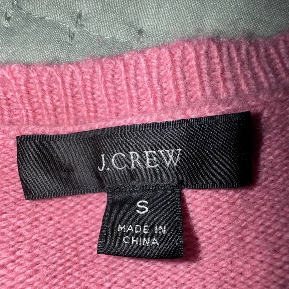 J Crew soft cashmere/wool mauve/pink sweater Size S. Slightly oversized.